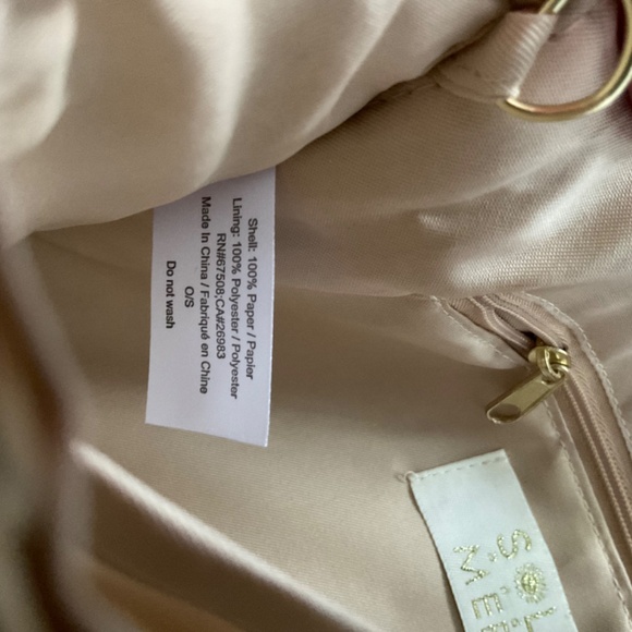 Sol and Mer Natural Straw Envelope Clutch/Shoulder Bag with Removable St… - Picture 7 of 9